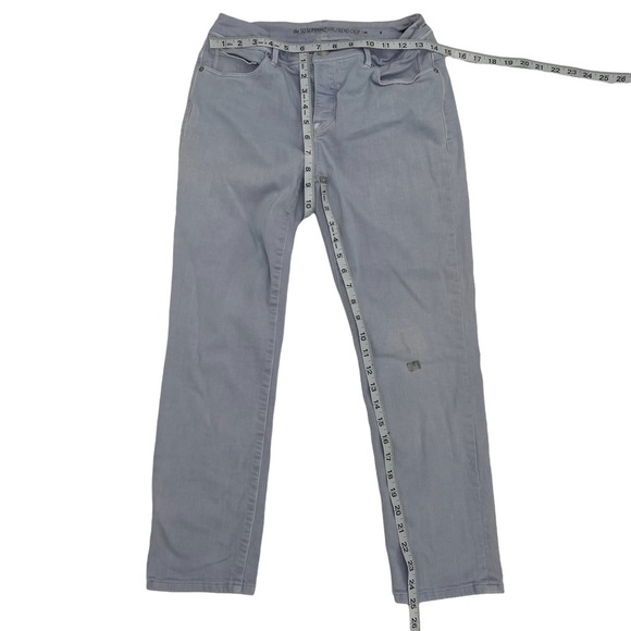 Chicos Light Blue The So Slimming Girlfriend Crop Jeans Size 2 Women’s - Picture 5 of 8